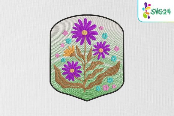 Colorful Floral Garden Embroidery Design Review