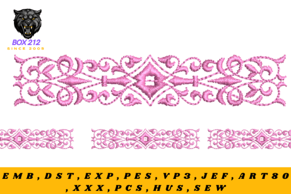 Embroidery Borders of Flowers and Motifs: A Designer’s Seasonal Review