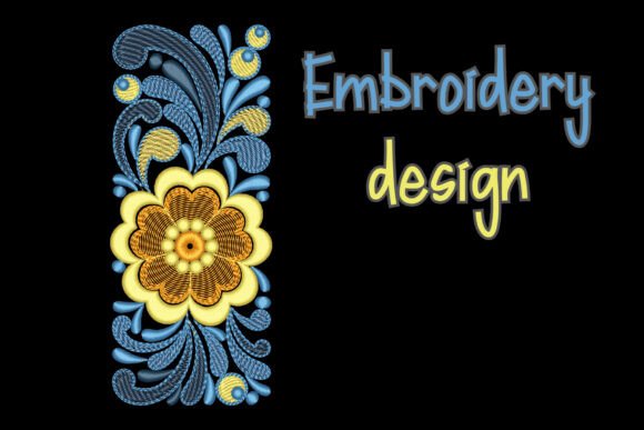 Floral Border Embroidery Design: A Delicate Touch for Meaningful Gifts
