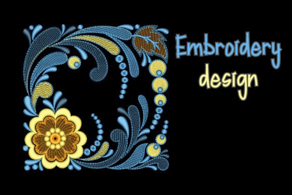 Folk Floral Border: A Seasonal Embroidery Essential