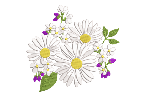Spring Floral Embroidery Design Review for Sweatshirt Branding