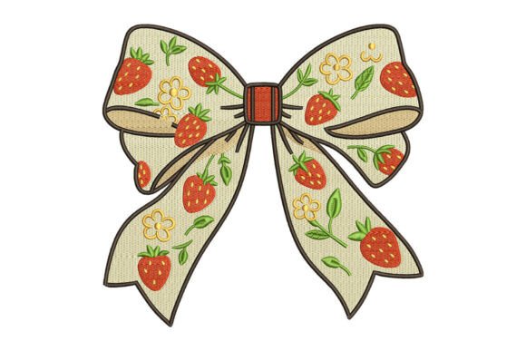 Strawberry Bow Embroidery: A Designer’s Review for Boutique Apparel