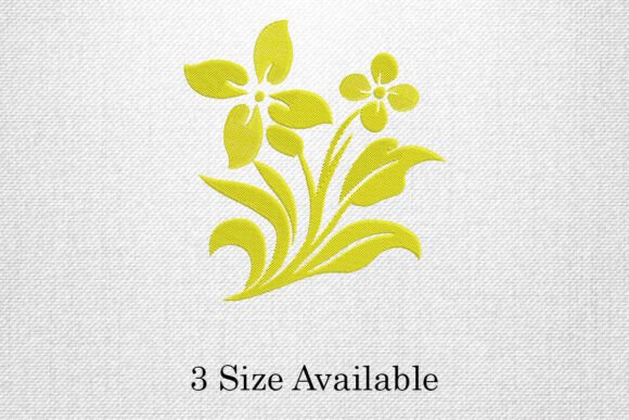 Yellow Swirl Flower Embroidery File Review for Apparel Designers